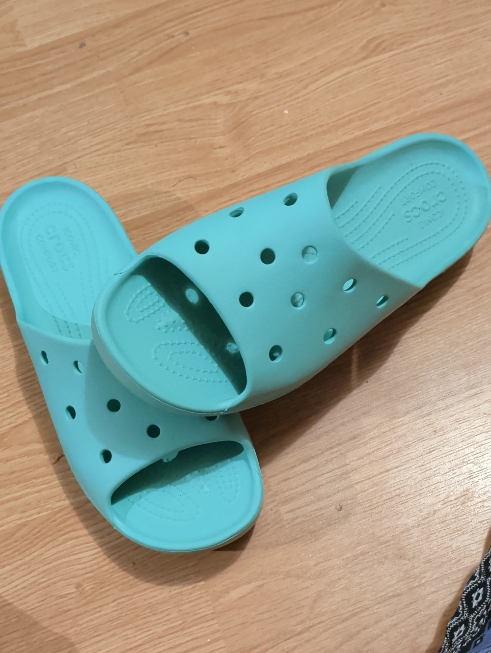 CROCS Women's Slide Sandals - Aqua
